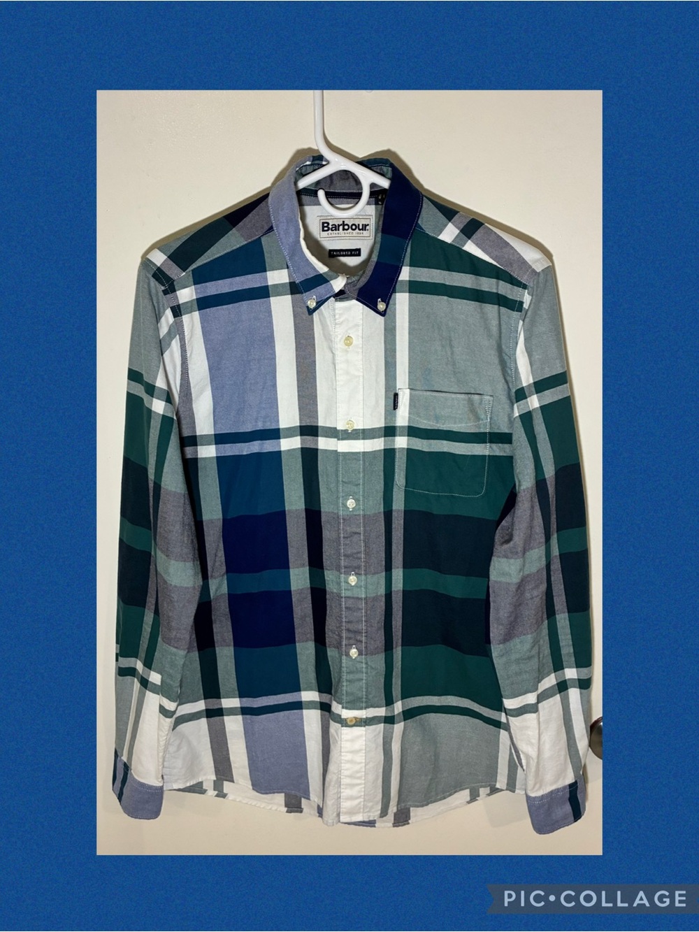 Barbour Highland 2 Check Tailored Fit Button Down Shirt